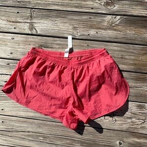 Lululemon Desert Red Athletic Shorts